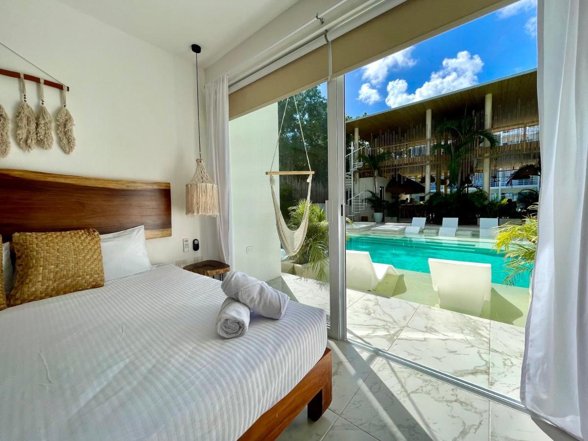 Beautiful Swim-Up Studio With Private Terrace, Pool And Jungle Gym Tulum Exterior foto