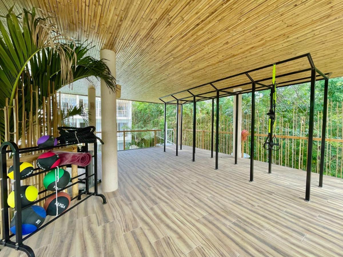 Beautiful Swim-Up Studio With Private Terrace, Pool And Jungle Gym Tulum Exterior foto