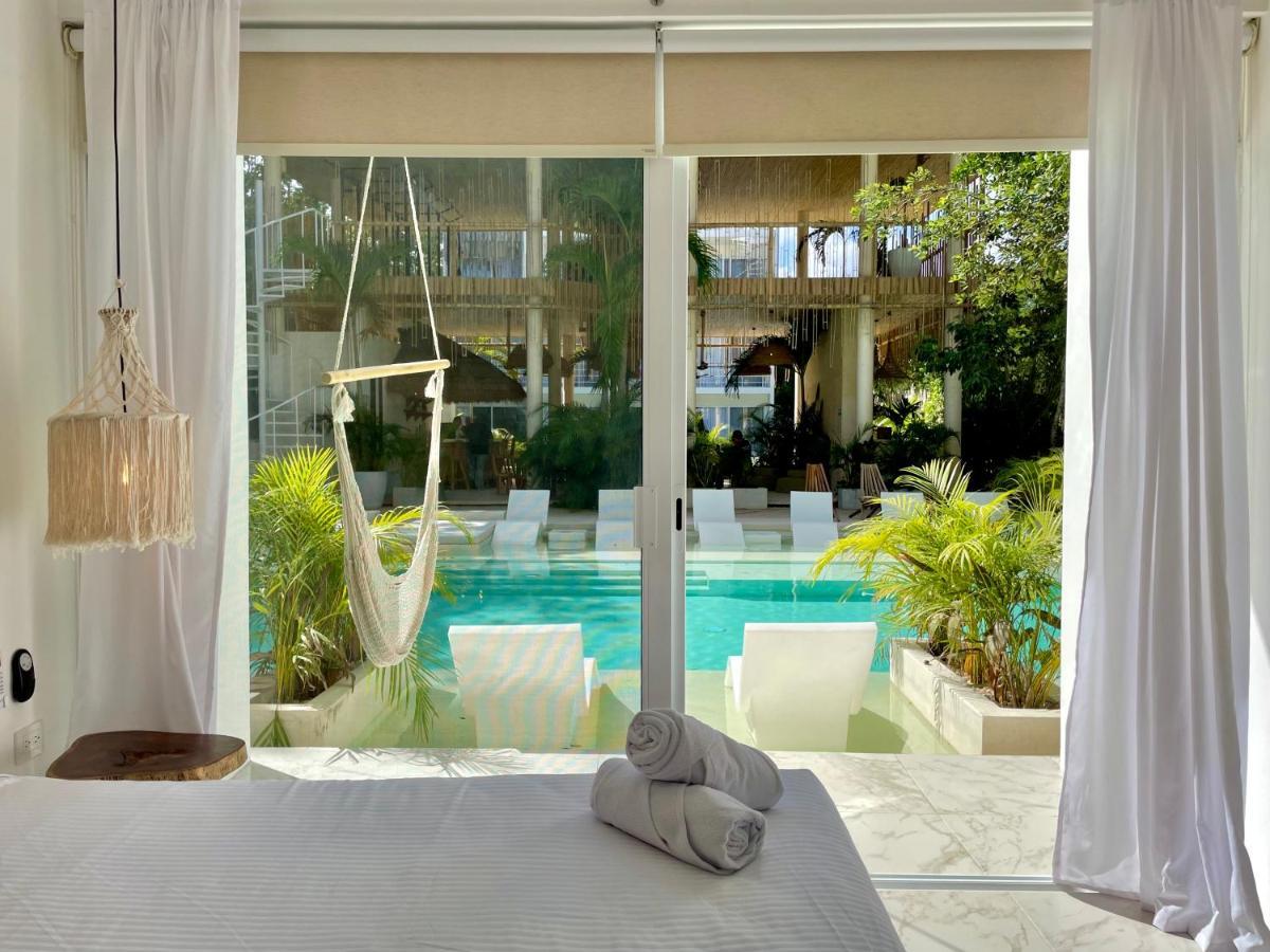 Beautiful Swim-Up Studio With Private Terrace, Pool And Jungle Gym Tulum Exterior foto